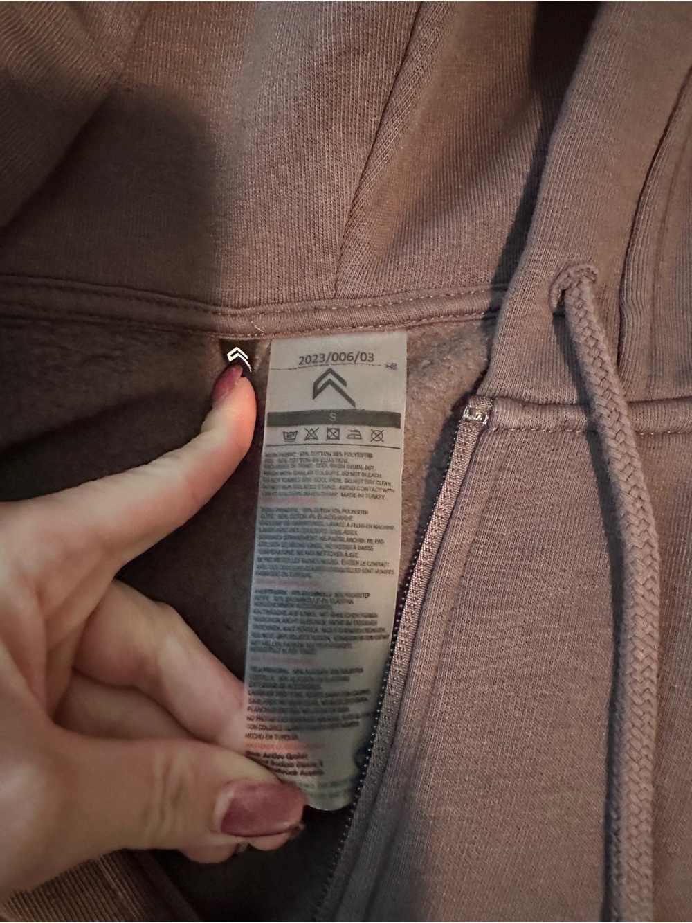 Oner Active cropped zip up - Picture 3 of 3